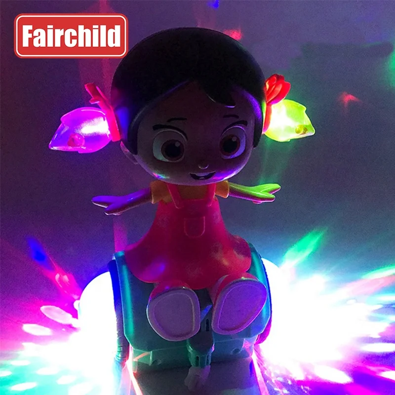 Rotation Dancing Girl Toy Musical toys Electric Dancing Girl Doll tiktok hot selling with light and music