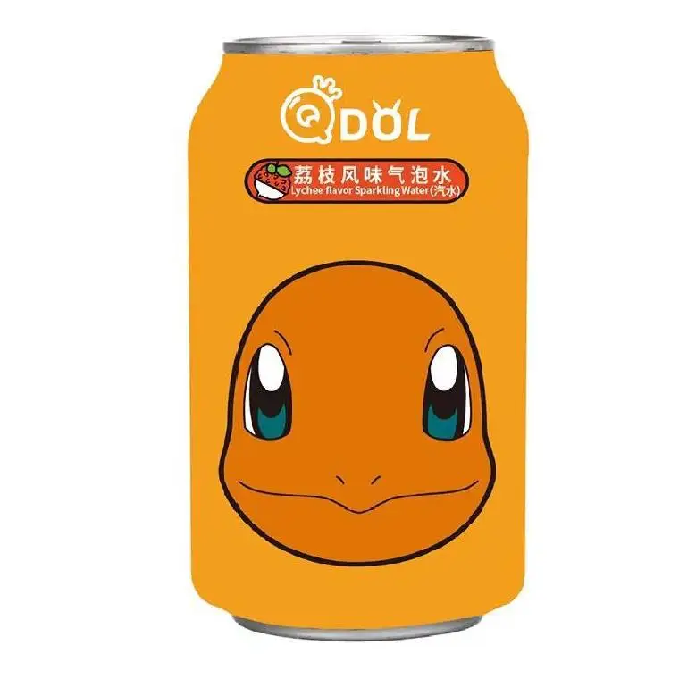 Hot Selling Qdol Soft Drink 330ml Japan Exotic Drinks Fruit Juice Soda Sparkling Water Carbonated Beverage