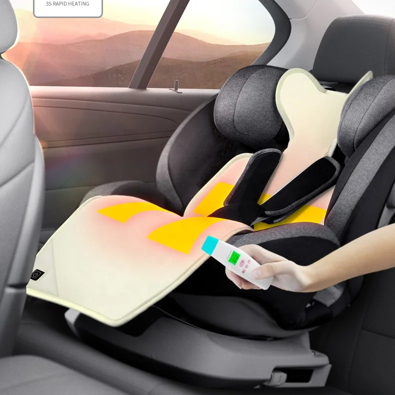 Anjuny Baby Highchair Strollers Seat Cover Cute Baby Warm Pad High Chair Pad Comfortable Baby High Heating Seat Liner