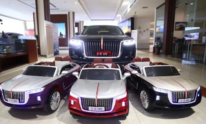 Hot Model Children Car kids ride on car Electric Toys 2 Seat Big Kids Electric Pedal Car with Double Doors Open