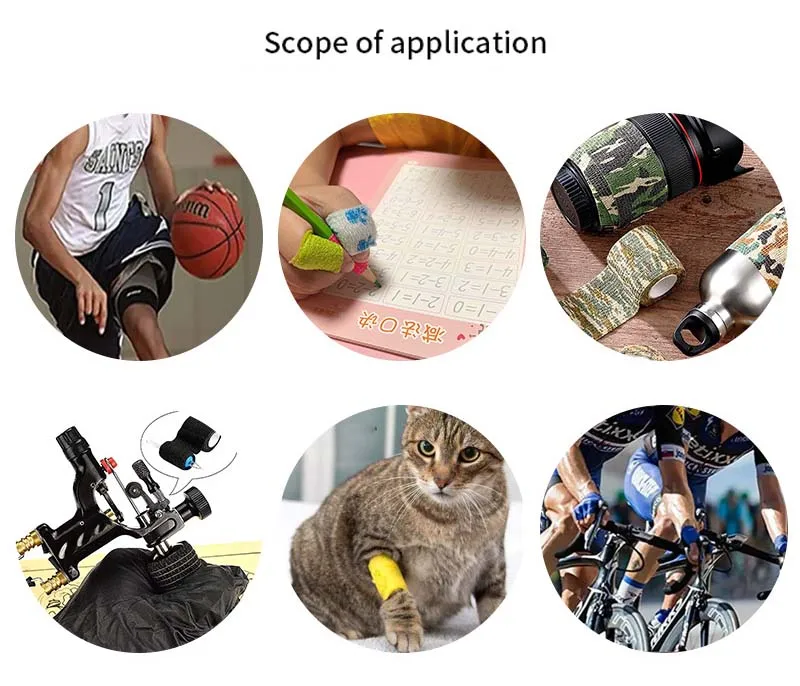 Manufacturer 2.5/5/7.5/10cm Emergency First Aid Bandage Disposable Equipment Fitness Crepe Stockinette Trauma Bandage