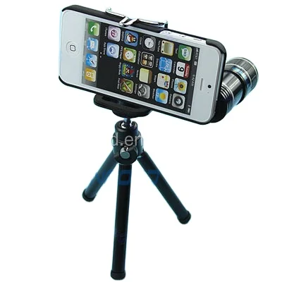 12x Optical Zoom Camera Lens mobile phone telephoto lens with Mini Tripod for mobile phone