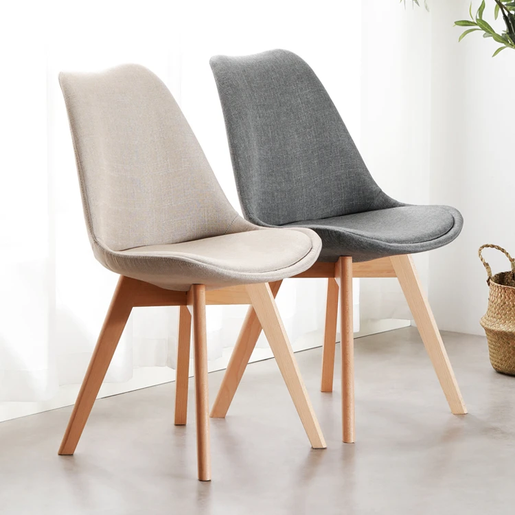 Leisure series Plastic Chair with Pp seat & wood legs