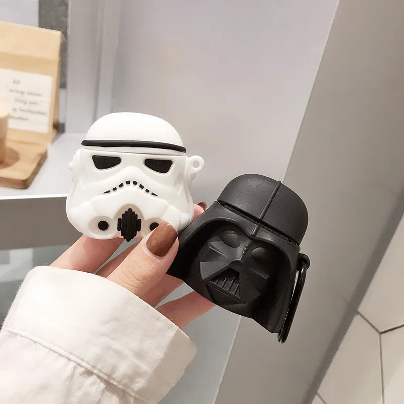 
 Дизайнерский силиконовый чехол 3D Star Fighter для Airpod 1 2, чехлы для Apple Airpods Pro  