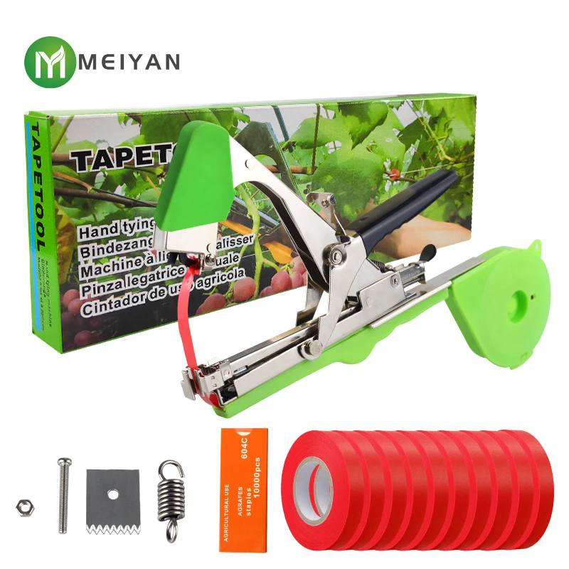 Garden tools Tomatoes vines branches Binding machines Binding straps and staples