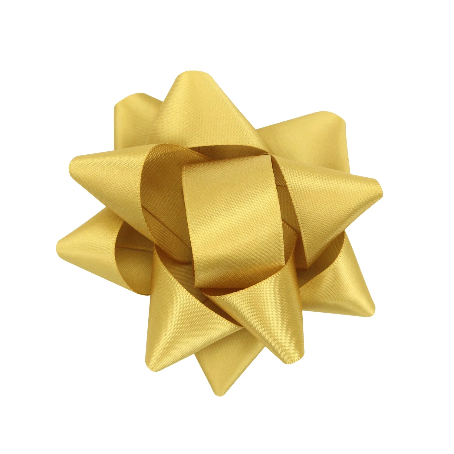 Huihuang Ribbons Solid Color Customized Holiday Decoration Ribbon Bows Star Gift Wrapping Bow