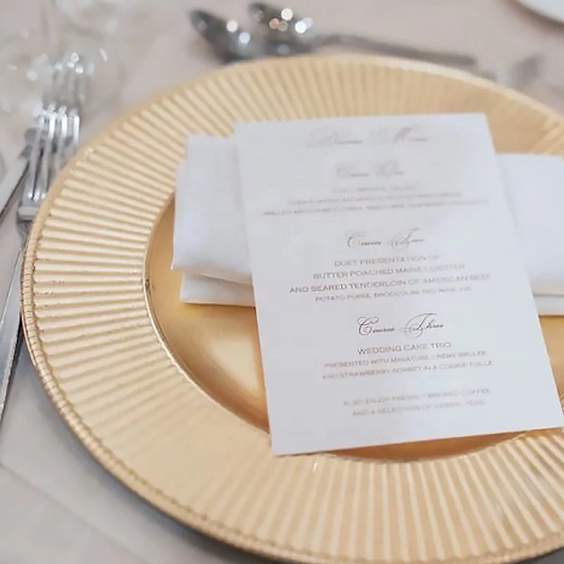 plastic table reef gold rim charger plates wedding decorative rose custom gold beaded charger plate chargers for dinner plates