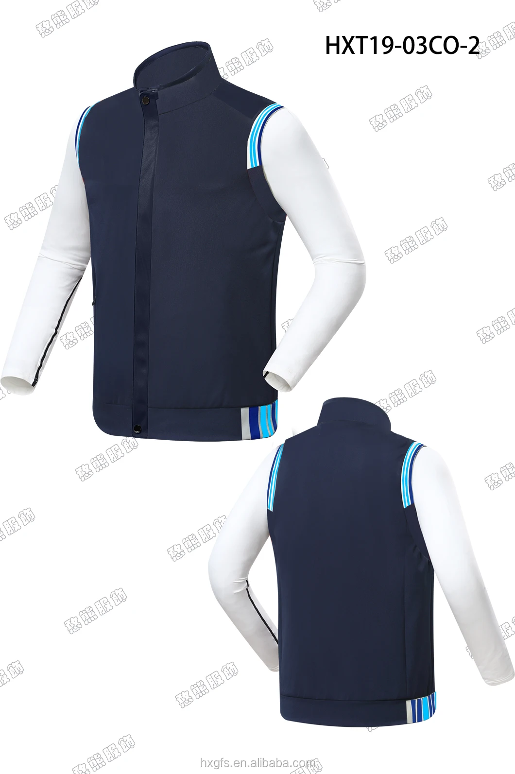OEM Custom Logo Golf Vest Spring Lightweight Stretch Coat Vest Men Golf Apparel Autumn Golf Waistcoat Sports