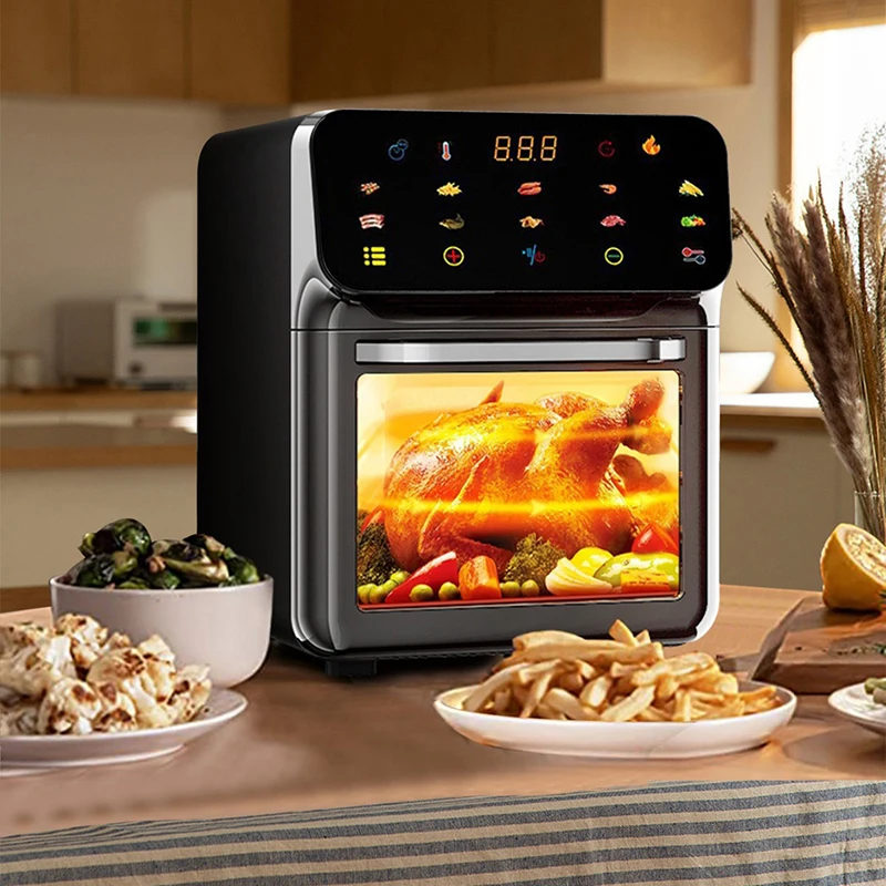 12L Toaster Oven With Hot Plate Portable Large Table Benchtop Home Convection Baking Oven For Electric Pizza Oven Commercial