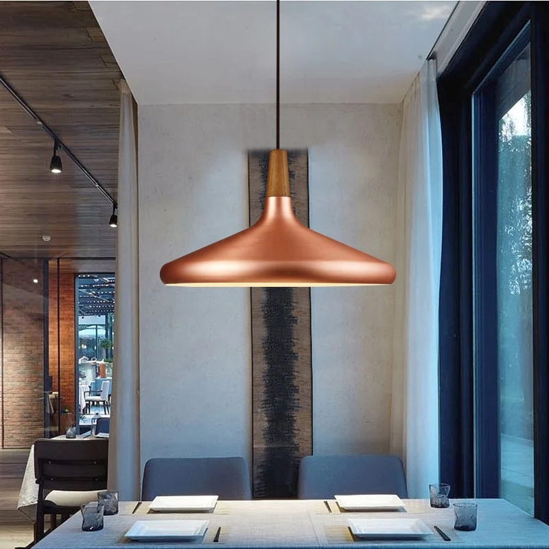 Home Interior Hanging Light Modern Nordic Living Room Ceiling Light Fixture Bedroom Restaurant Kitchen Pendant Light