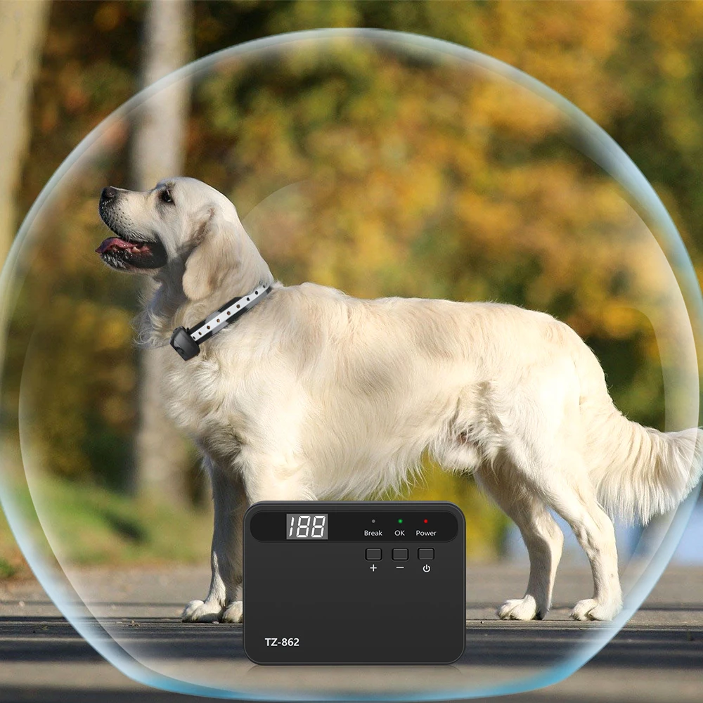 Electric Wired Rechargeable Dog Fence Upgraded Indoor Outdoor Pet Containment System