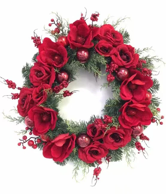 High Quality decorative flowers wreaths and plants Christmas garlands & wreaths
