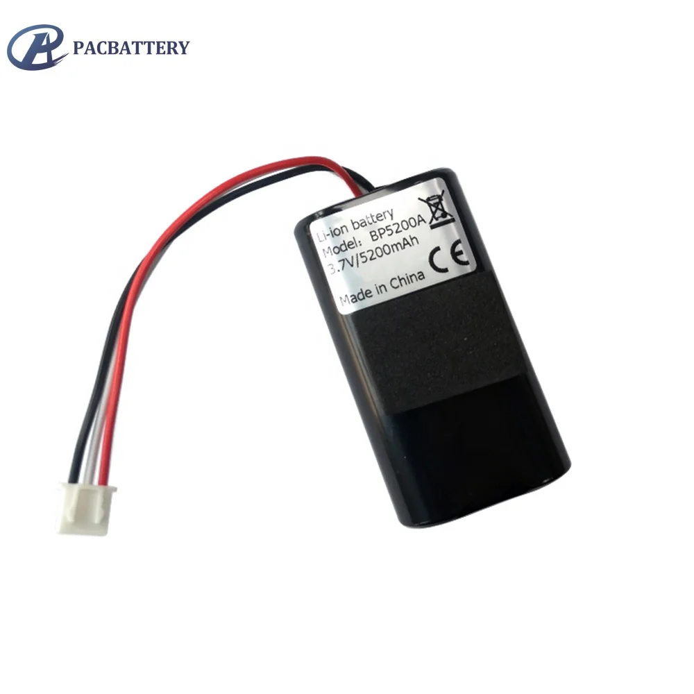 18650-1S2P rechargeable li ion battery pack 3.7V 5200mAh CB IEC62133 certified