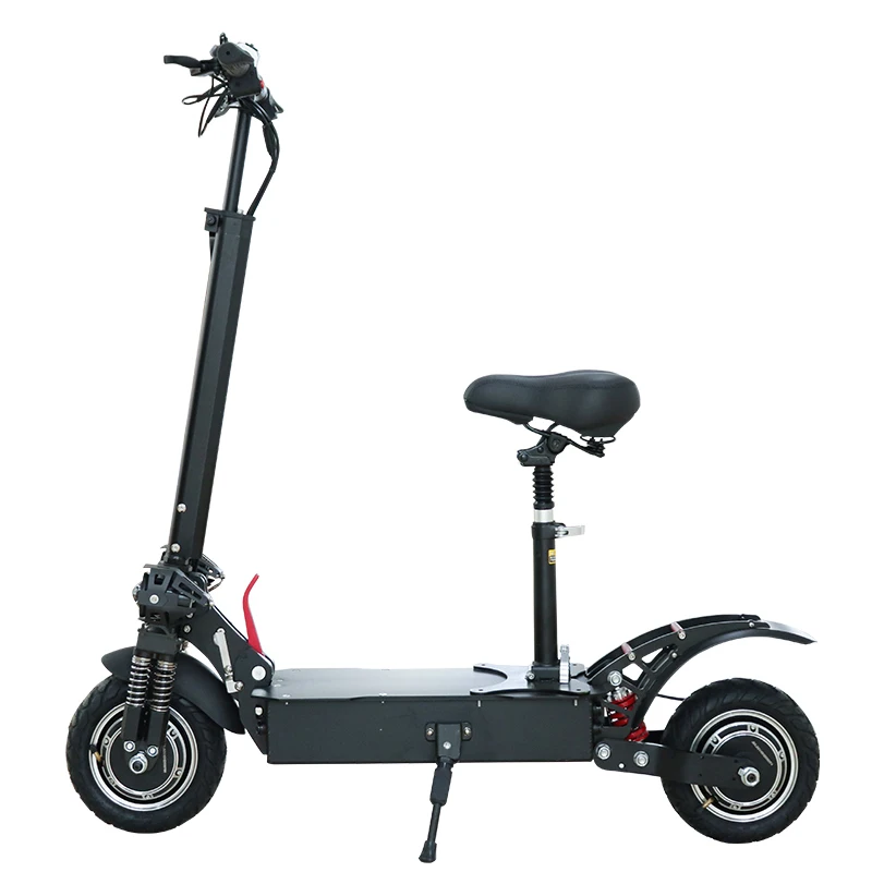 52V 20Ah Lithium Battery Electric Scooter Adult Dual Motor Folding Electronic Scooter 75Km/h Max Speed  70KM Long Distance