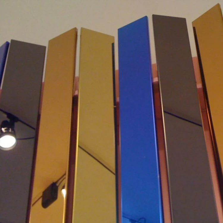 China foshan colored Ti-gold 8K mirror finish stainless steel sheet