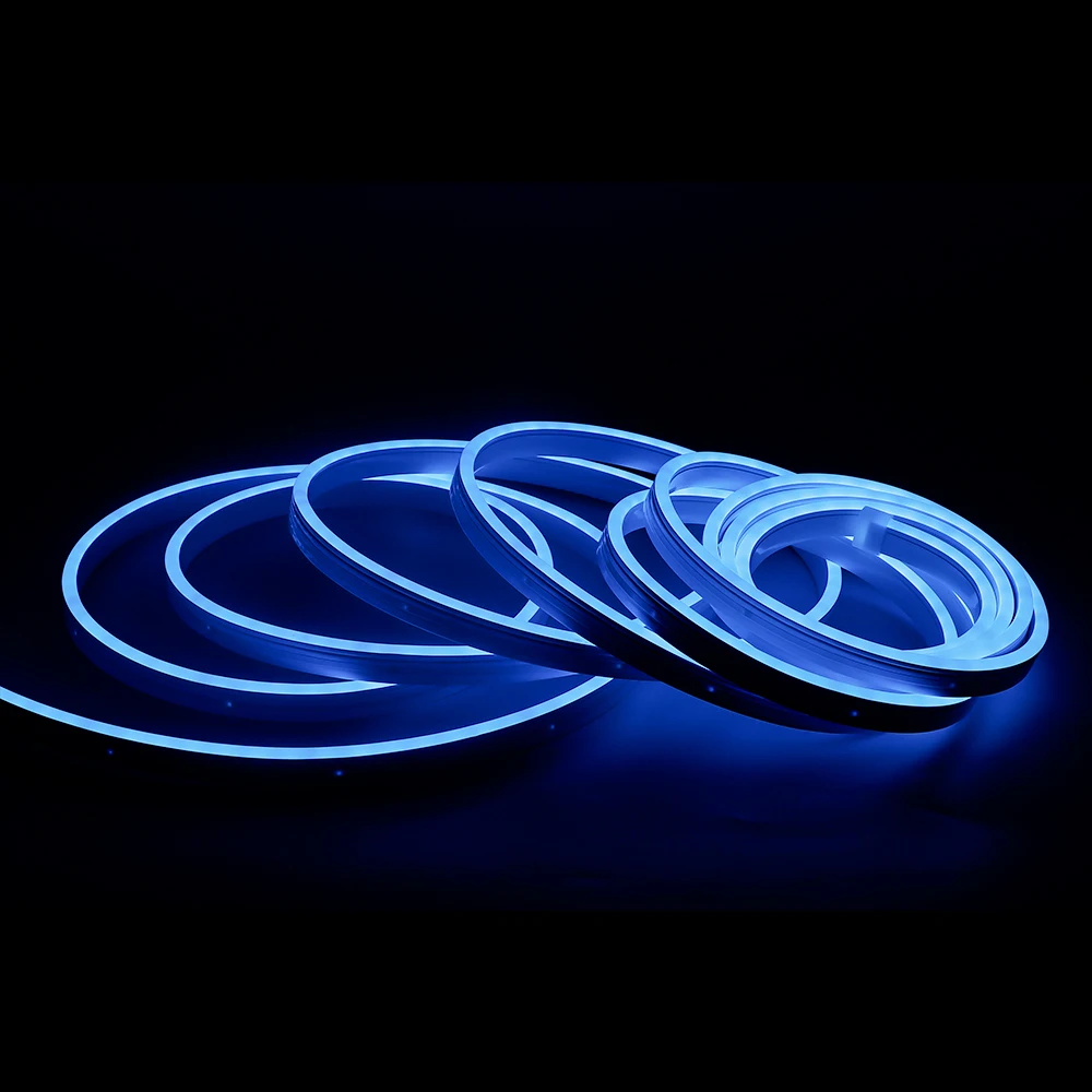 S-модель SPI LED неоновый гибкий RGB вид сбоку 24 В светодиодная Неоновая Гибкая неоновая Светодиодная лента