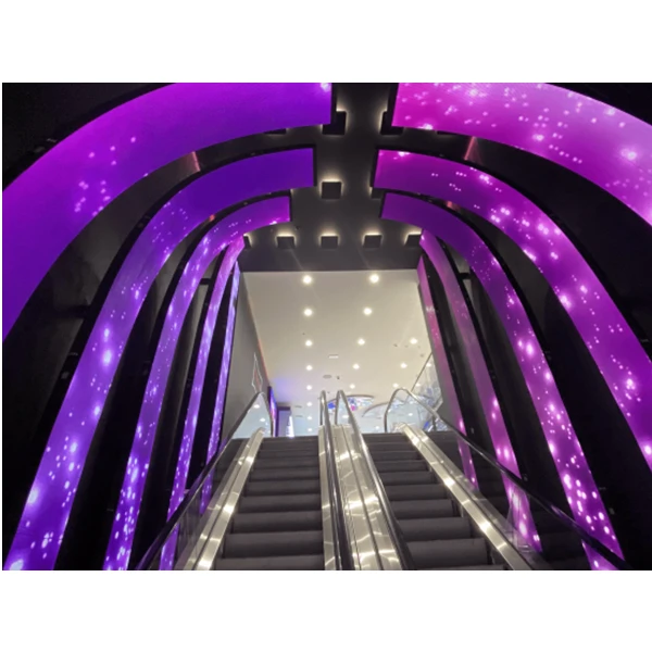 TY P1.56 small pixel pitch surface 3D effect immersive experience modern exhibition hall Flexible led display