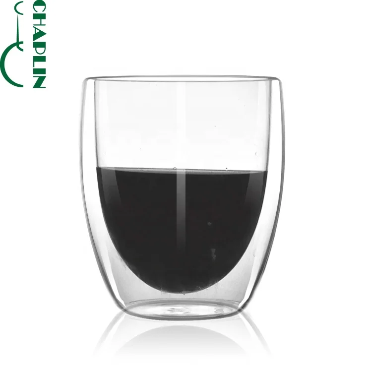 
Eco-friendly Double Wall Glass Cup With High Borosilicate Glass 