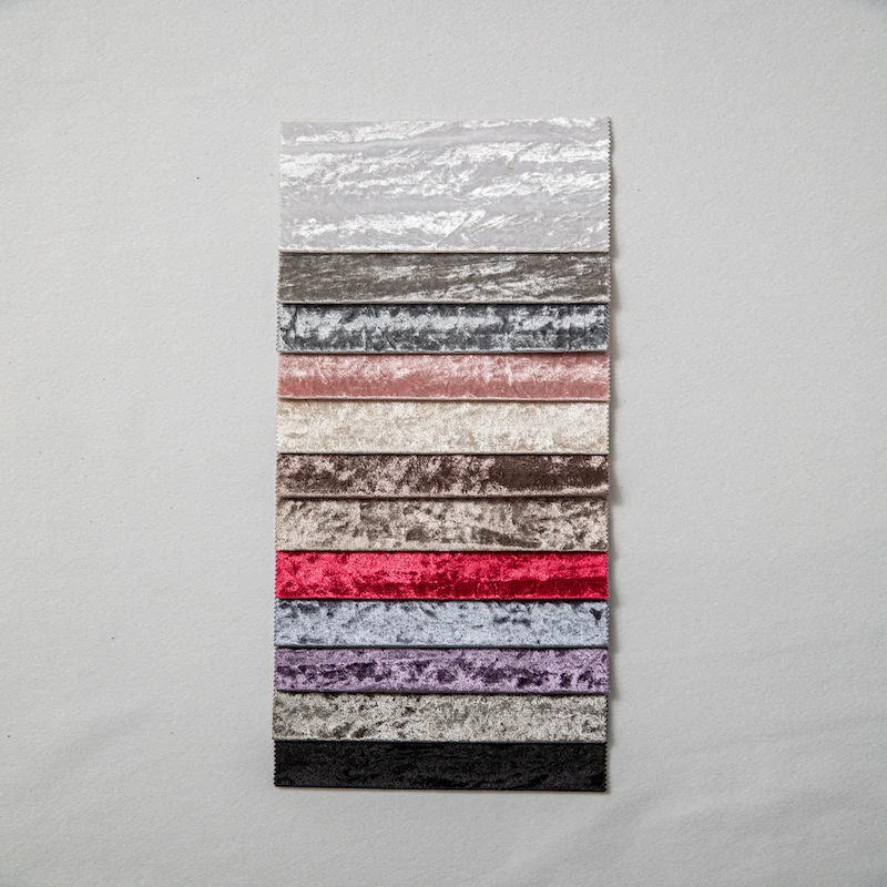 wejoy Wholesale sofa fabric manufacturer holland velvet sofa fabric crushed velvet fabric