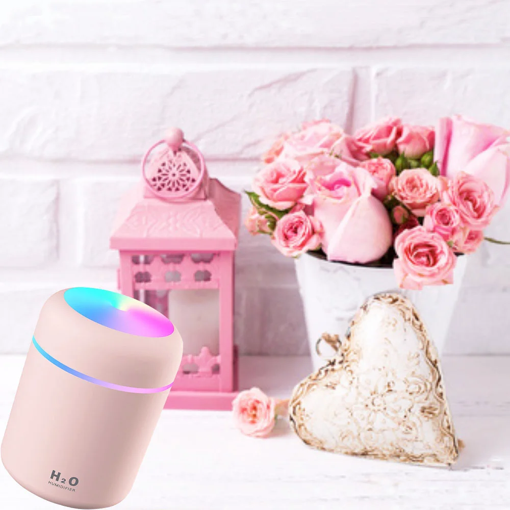Portable Bottle Cool Mist Purifier Ultrasonic Atomization Mini USB Air Humidifier 300mL Air Cleaner
