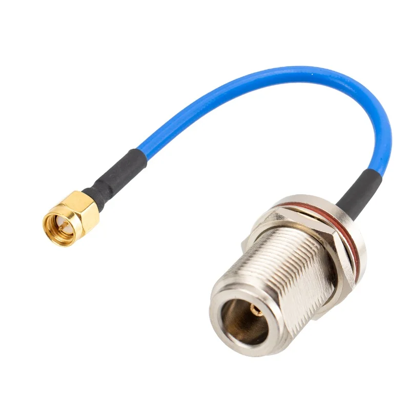 Радиочастотный коаксиальный кабель 10, 15, 20, 50 см, SMA, штекер на N, тип «мама», полугибкий Удлинительный кабель RG402