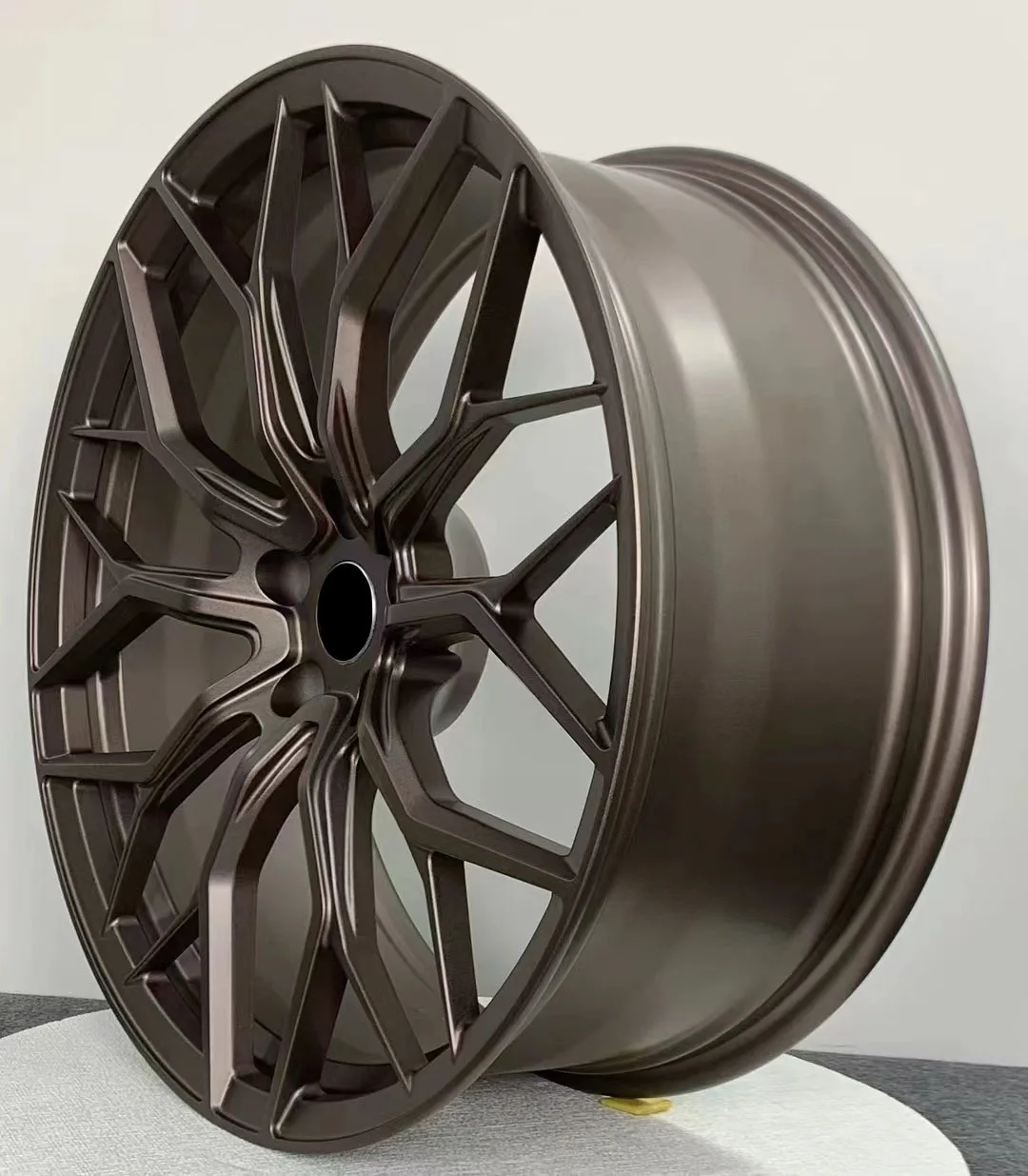 Sliver+Bronze Custom Replacement Rims 18 To 20 Inch 5X120 Monoblock Alloy Wheel Rims For Bmw X5 F15 G20 F30 E90 E30 All Series