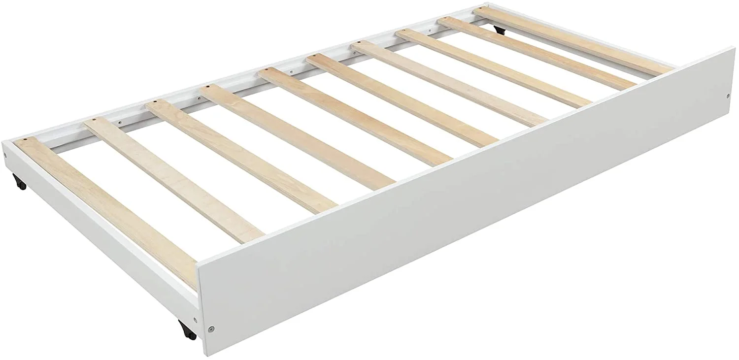 Children Wooden Kids Bed With Drawer Storage Twin House Bed With Trundle