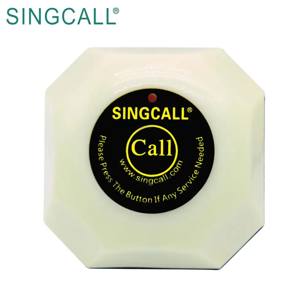 SINGCALL restaurant order device wireless waiter calling button
