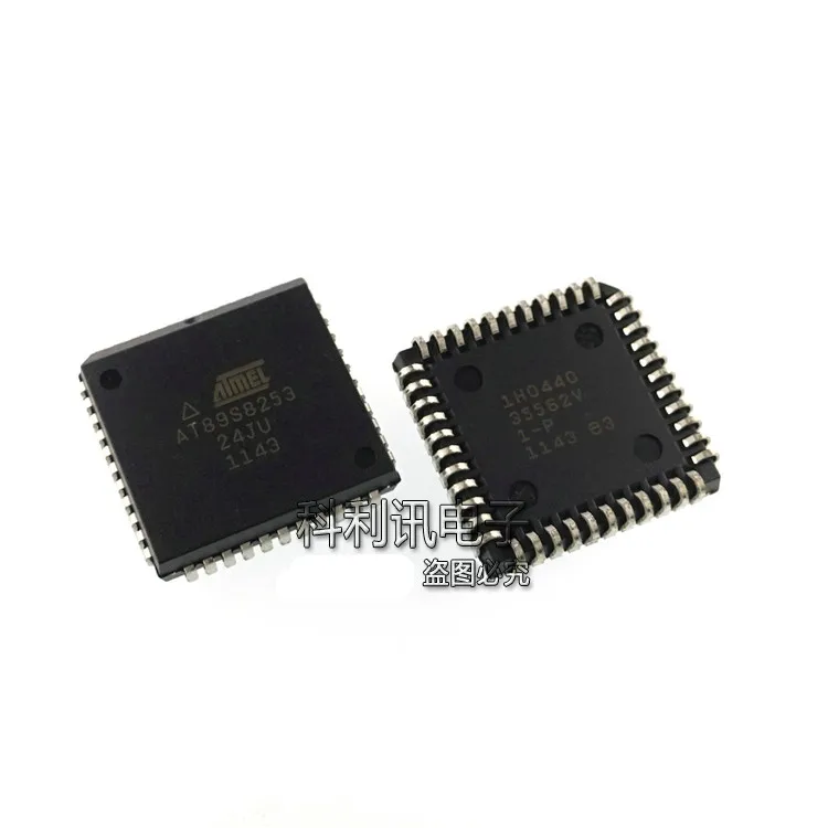 AT89S8253-24JU AT89S8253 PLCC44 8-bit 8051 microcontroller