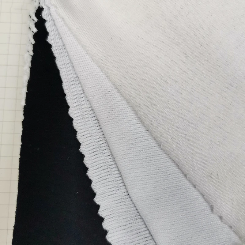 15111 # weight180g 21 штука гладкая хлопковая черно-белая однотонная мужская и женская футболка трикотажная ткань