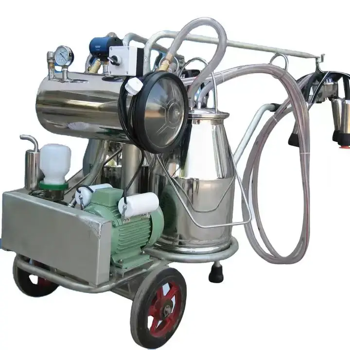 2024 Hot Product Wholesale High Quality Portable Milking Machines Single Barrel Pulse Milking Machine