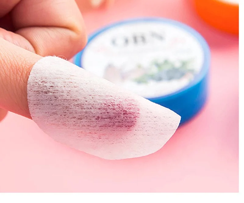 Acetone Free Fruit Scent Nail Gel Polish Remover Pads