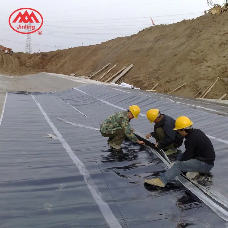 0.5Mm 0.75Mm Shrimp Pond Catfish Farm Liner 0.3-3.0Mm Geomembranes Geosynthetics Hdpe Pondliner