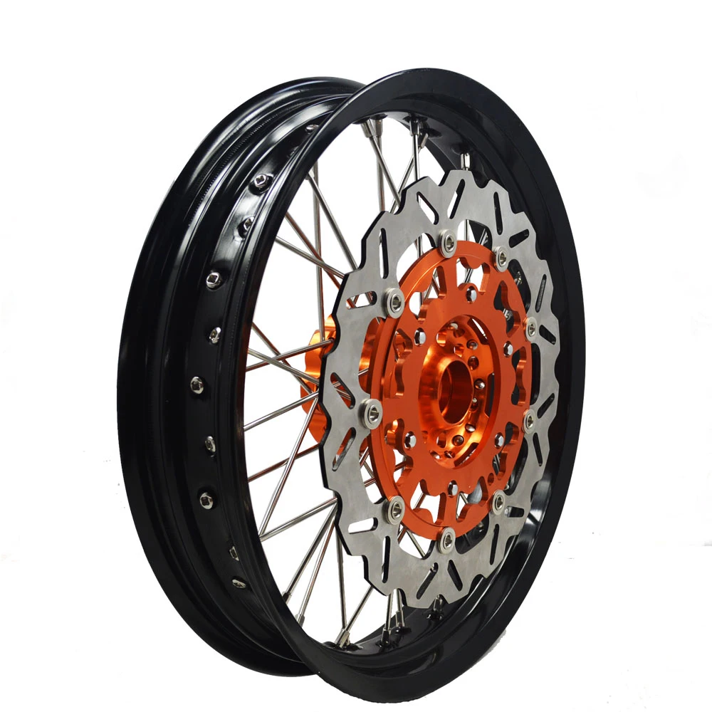 High Performance Motorcycle Wheels EXC SXF SMR 17 inch Supermoto Wheels