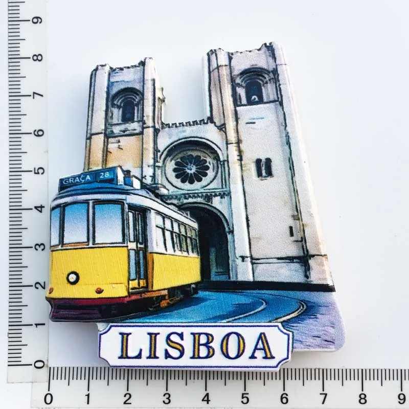 Ceramic Portugal Souvenir Resin Fridge Magnet