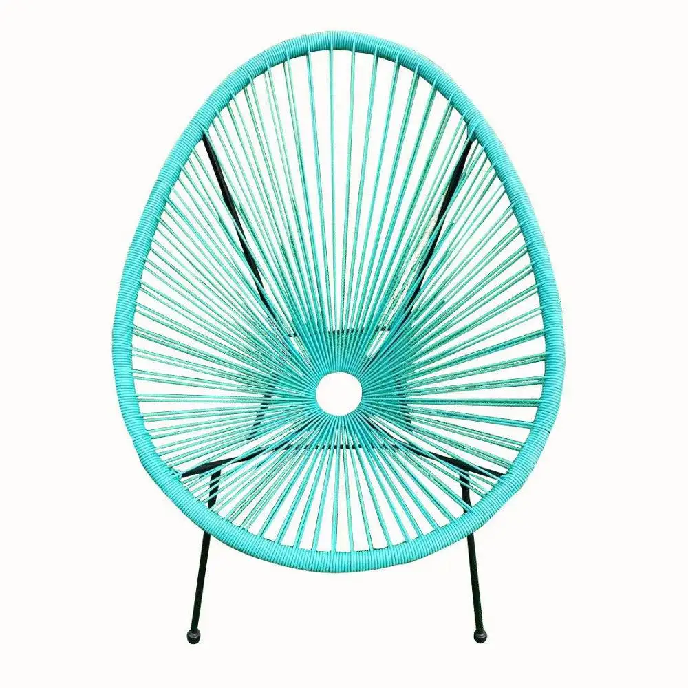 Outdoor Colorful Rattan Acapulco Chair Wicker Sun Bistro Chair Set Rattan Chair Furniture