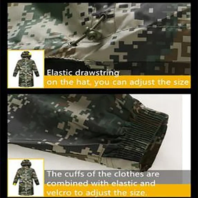 YS Camouflage  Reflective suit road traffic safety fluorescent Rain flame resistant safety wind coat