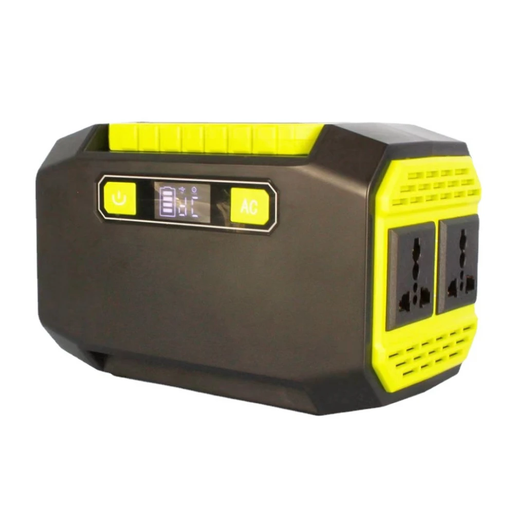 Portable 100W & 200W Solar Generator Panel Sets for Home & Car Outdoor Camping Backup Power Station with Battery Energy System