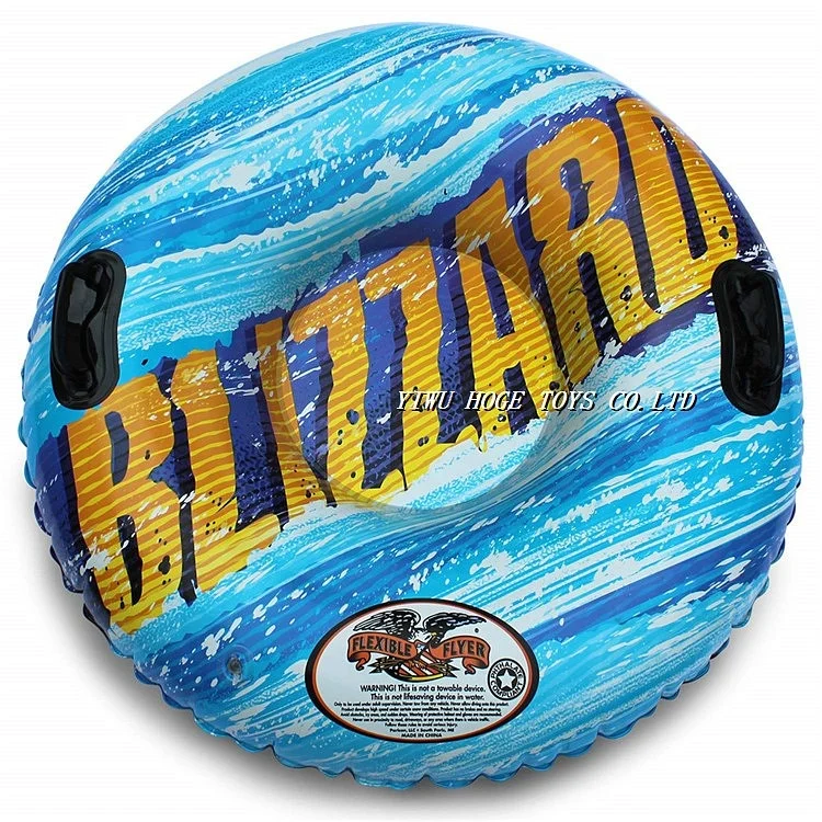 Thicken and cold-resistant pvc tubing snow sledge slide inflatable snow tube sled for kids adults