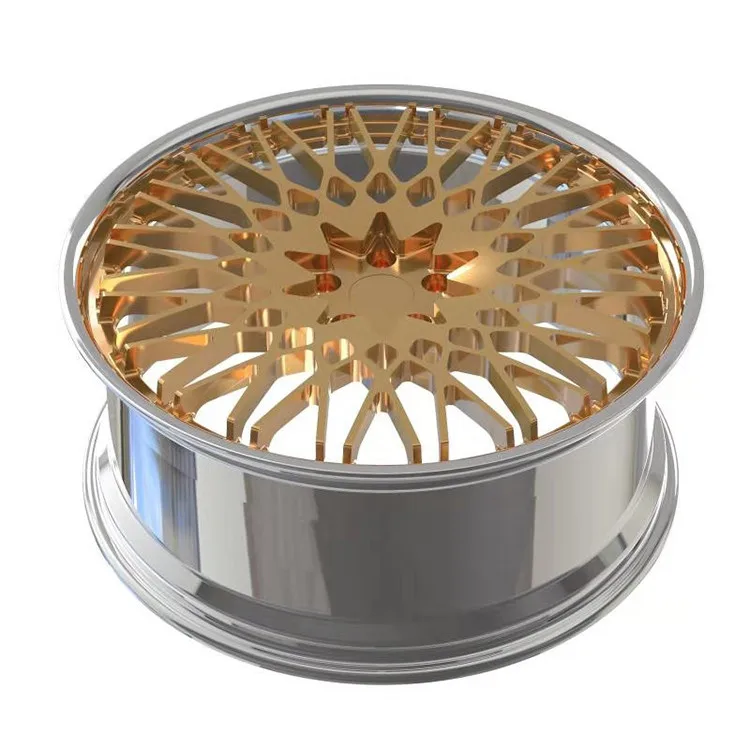 Hot selling design 24*10 inch 5holes pcd 5*120mm aluminum alloy forged car wheel rims