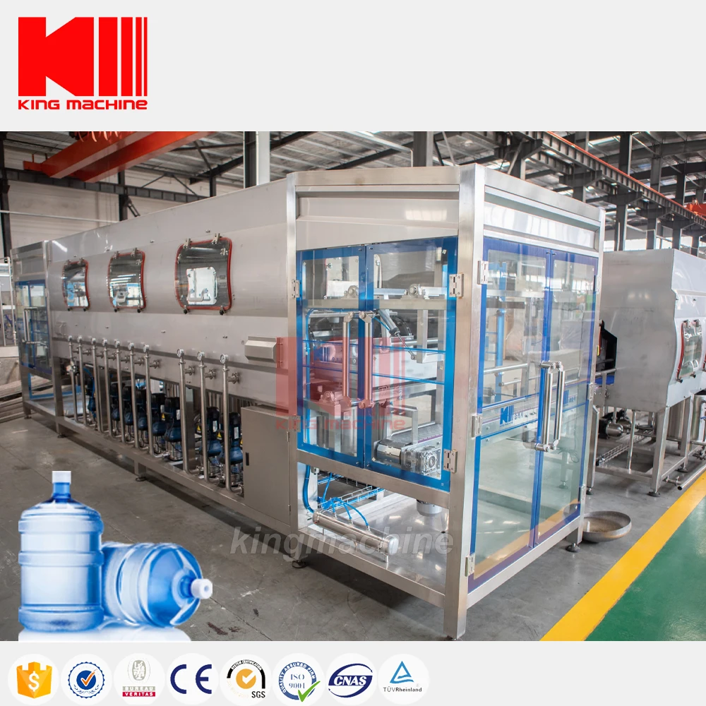 Full Set Automatic 18.9L 19 Liter 5 Gallon Mineral Water Filling Bottling Machine for Natural Mineral Water