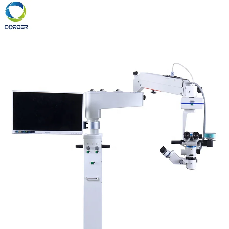 Офтальмология, Микрохирургия, офтальмологический хирургический микроскоп высокого качества, 20x микроскоп для глазной хирургии