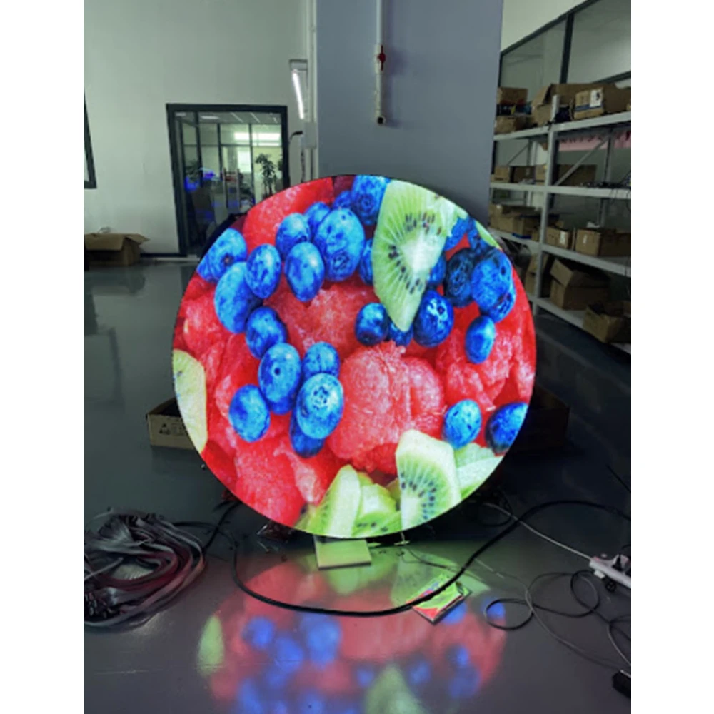 Dubai USA Hot Sale LED Round Screen P1.875 P2 P2.5 P3 P4 P5 Stage Background Creative Design LED Circle Display Video Wall