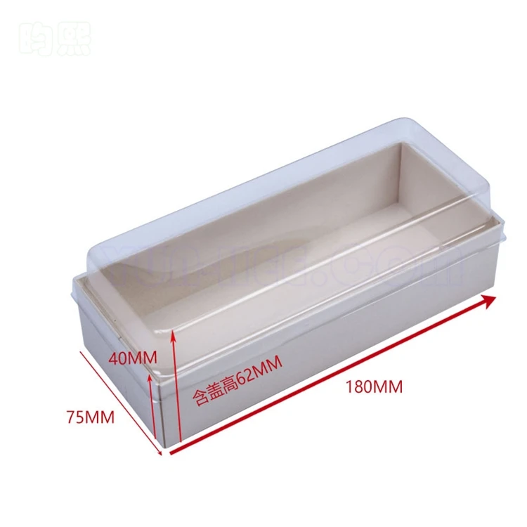 
Disposable Wood Box with Lid for Baking Food Use 