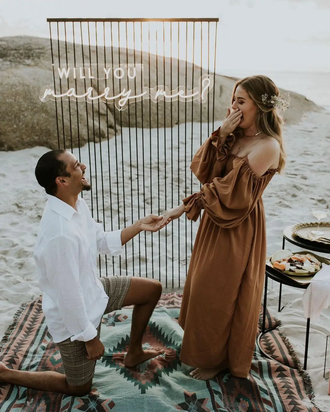 Custom Wall Mounted Large Will You Marry Me Flexible Neon Letter Sign Light For Gorgeous Marriage Proposal