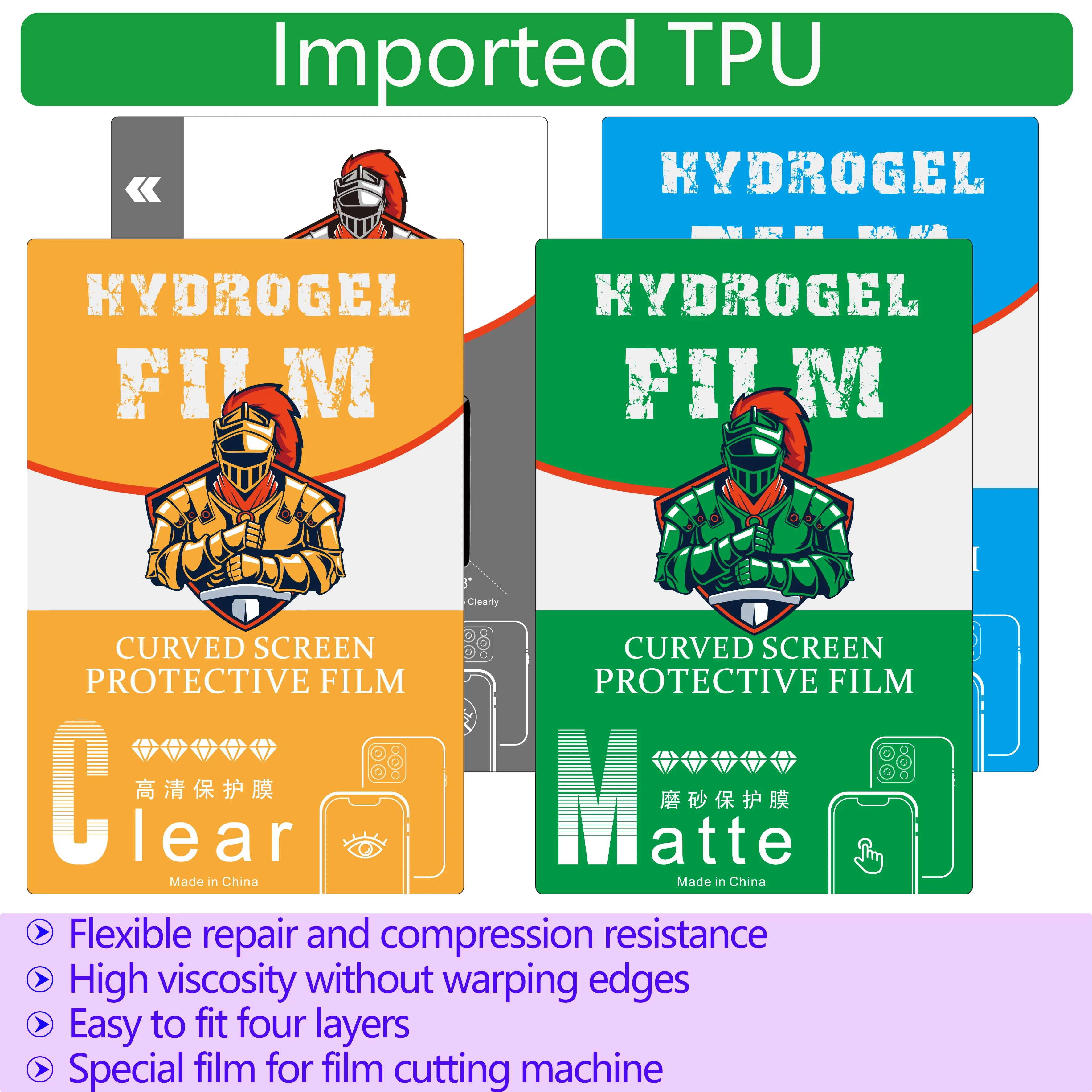 2024 Hot Sale Wholesales AG Matte Factory Price Mobile Phone Screen Protective Hydrogel film