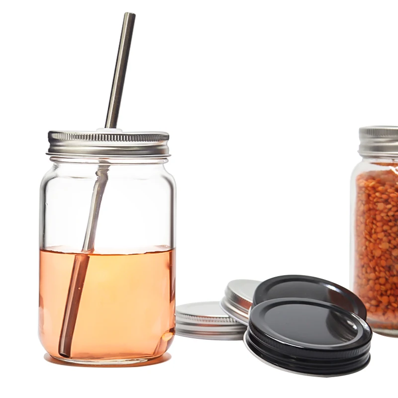 Bands for Jam Honey Baby Foods Wide mouth  8oz 16oz 32oz seasonal juice beverage canada custom mason jar with lid