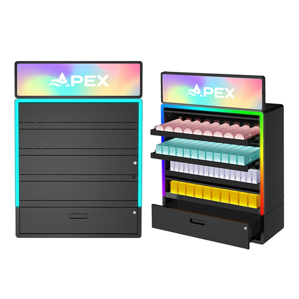 APEX Countertop Acrylic Retail Rack Smoke Shop Acrylic Smokeless Tobacco Displays