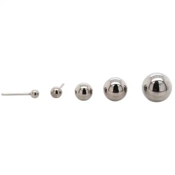 G23 Titanium ASTM F136 Titanium Threadless Jewelry Barbell With One Ball Body Piercing Jewelry
