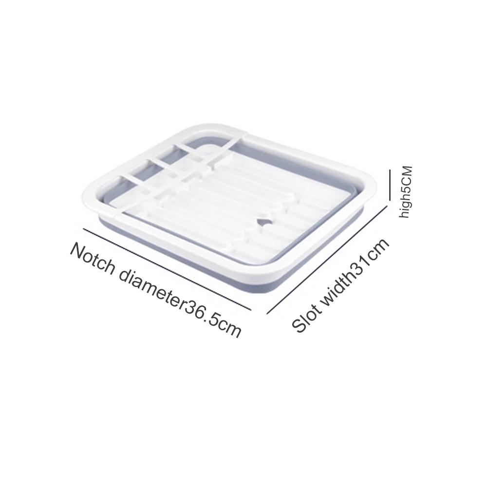 Многоразовый складной ситечко для мытья, силиконовый Слив для продуктов, складной дуршлаг